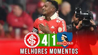 INTERNACIONAL 4 X 1 COLO-COLO | MELHORES MOMENTOS | COPA SULAMERICANA 2022 - 05/07/2022