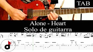 ALONE - Heart: SOLO guitar cover + TAB