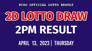 2D LOTTO RESULT 2PM DRAW April 13, 2023 PCSO EZ2 LOTTO RESULT TODAY 1ST DRAW