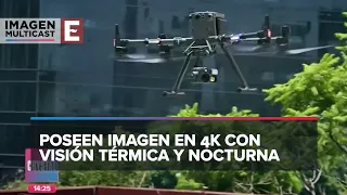 Drones de la Policía de la CDMX son utilizados para ubicar criminales