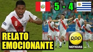 Penales Perú (5) - (4) Uruguay || Relato Emocionante RPP - Gino Bonatti y Diego Rebagliati