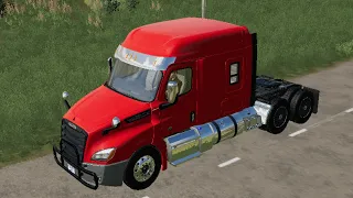 2021 Freightliner Cascadia 126 with 655 hp | Farming Simulator 19