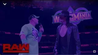 THE UNDERTAKER ACCEPTS JOHN CENA WRESTLEMANIA CHALLENGE