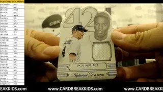 2015 Panini National Treasures Baseball 4 Box Full Case Break #10 eBay (PYT) - 02.01.16