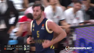 LDLC Asvel Villeurbanne-Real Madrid 77-87: Rudy Fernandez (18 points)