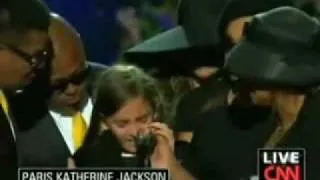 Paris Jackson says Goodbye to father, Michael Jackson