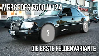 LEVELLA | Mercedes E500 W124  - Die erste Felgenvariante