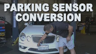 How To Remove Replace and Install Bumper Parking Sensors - 2008 Mercedes Benz E55 E350