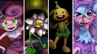 Mommy Long Legs vs Daisy vs Bunzo Bunny vs PJ Pug A Pillar | Smash Colors 3D