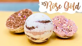 Dazzle at Bath Time With This Rose Gold Explosion Bath Bomb