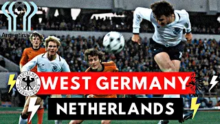 West Germany vs Netherlands 2-2 All Goals & Highlights ( 1978 World Cup )