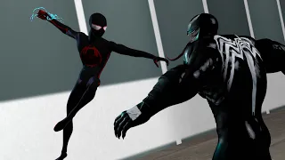 MILES MORALES vs VENOM - Blender 3D Animation