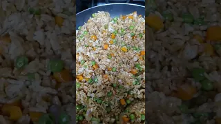 Tofu Fried Rice/Shrimp Tomato Salad