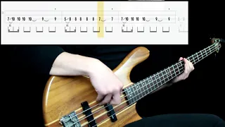 Radiohead - Optimistic  (Bass Cover) (Play Along Tabs In Video)