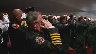 Hundreds Gather To Mourn Small Town Firefighter