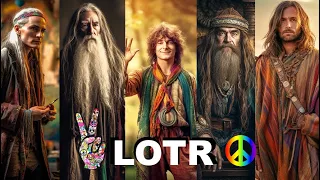 LORD OF THE RINGS as HIPPIES / AI generated ai reimagine ai art ai video