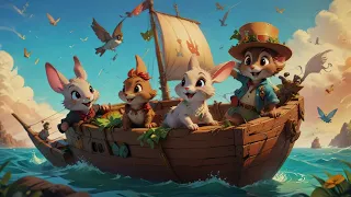 "The Brave Adventures of Sammy Squirrel and Friends 🐿️🌴 | Lost Island Mystery"