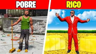 FUI DE POBRE PRA TRABALHO RICO no GTA 5