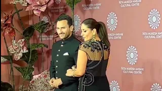 Kareena Kapoor Khan And Saif Ali Khan At Nita Mukesh Ambani CulturalCenter For Fashion Extravaganza🔥