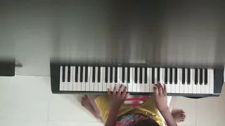 Kabhi jo badal barse in piano