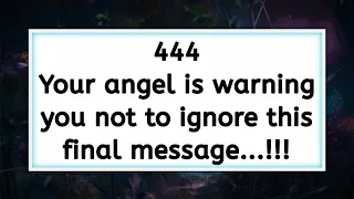 🧚444 🌈Your angel is warning you not to ignore this final message...!!! @GodFaith1111