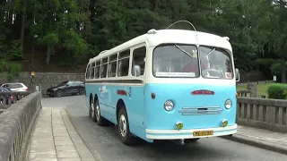 Autobus Tatra na safari, finanční sbírka na pomoc Moravě postižené tornádem.