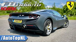 Ferrari F8 Tributo Novitec *348km/h* REVIEW on Autobahn by AutoTopNL