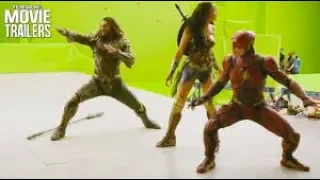 Justice league Behind the Scenes- Ben Affleck, Gal Gadot (2017)