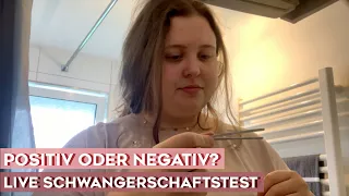 LIVE SCHWANGERSCHAFTSTEST - Positiv oder Negativ? | Vanessa Nicole