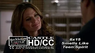 Castle 6x15  "Smells Like Teen Spirit" Beckett  Logical Explanation  (HD/CC)