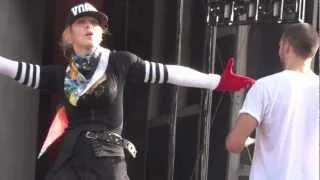 Madonna MDNA Tour Rehearsal Give me All Your Love Front Row HD Rio de Janeiro Dec 02th