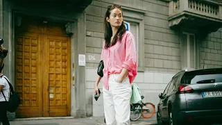 Models Off Duty Street Style - Milan Fashion Week Women's Spring Summer 2022 (part four)