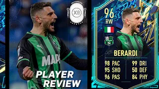 LOS STATS DE ESTA CARTA NO TIENEN NINGUN TIPO DE SENTIDO!! | BERARDI TOTS 96 REVIEW | FIFA 22