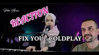 fix you - coldplay (putri ariani cover) REACTION