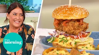 Masterchef Winner Lisa Snowdon’s Chicken Burger And Loaded Skins | This Morning