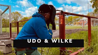 Wir bauen einen Fußballkäfig | Udo & Wilke