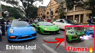 LOUDEST Lamborghini Aventador SVJ in INDIA | Crazy Acceleration