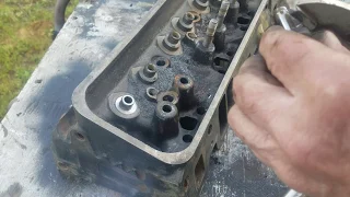 Modifying Vortec 350 heads for studs and seals part 1