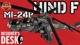 Mi-24P Hind F - Attack Helicopter - Custom Military Lego - At The Designer’s Desk