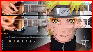 Naruto: Shippuuden OP - CLOSER | Acoustic Guitar Lesson Cover [Tutorial + TAB + CHORDS]