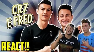 REAGINDO AO ENCONTRO DO CRISTIANO RONALDO COM O FRED!! ( chorei?! )