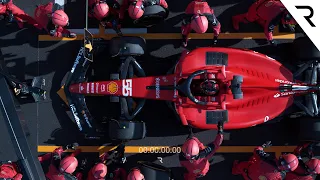 Pitstop da F1 em Super SLOW MOTION