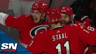 Jesper Fast WINS IT For The Hurricanes In Overtime Of Game 2 vs. Islanders