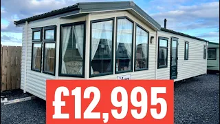 Offsite static caravan for sale Scotland UK double glazed & central heated Willerby Aspen 37x12 2bed
