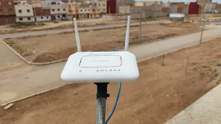 Use your old wifi router as an access point for very remote wifi points 5 kilometer