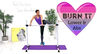 Barre Legs Workout with Ball - BARLATES BODY BLITZ Burn It Lower and Abs