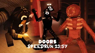 Roblox DOORS HOTEL+ Update Speedrun 23:57 Solo