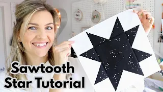 Sawtooth Star Quilt Block Tutorial