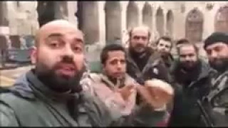 x      M Green в Твиттере  «🇸🇾✌️Message from the liberated Umayyad Mosque Old Aleppo today to t