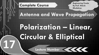 Polarization - linear, Circular & Elliptical Polarization, Antenna Parameters by Engineering Funda